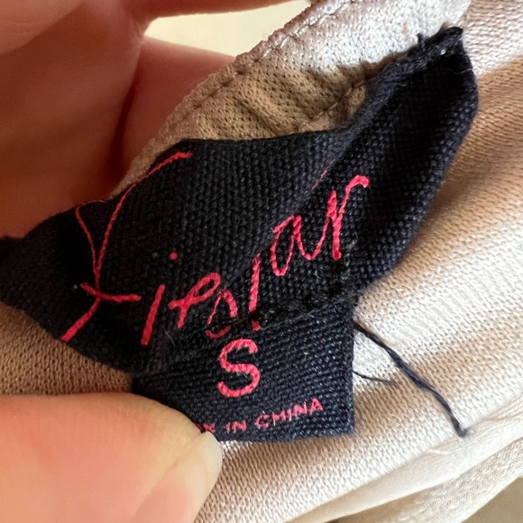 Fiestar Gold Plunging Cowl Neck Halter Tie Mini Dress Size Small - Picture 10 of 10